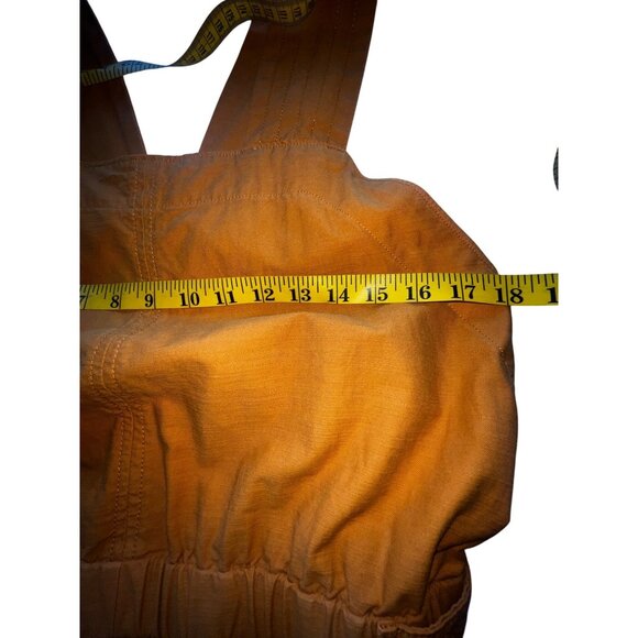 Everlane Womens Jumpsuit Organic Cotton Rust Size 6 Relaxed Fit Casual Wear - Picture 10 of 14